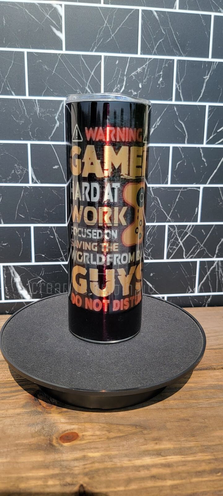 20 oz stainless steel tumbler Gamer 1