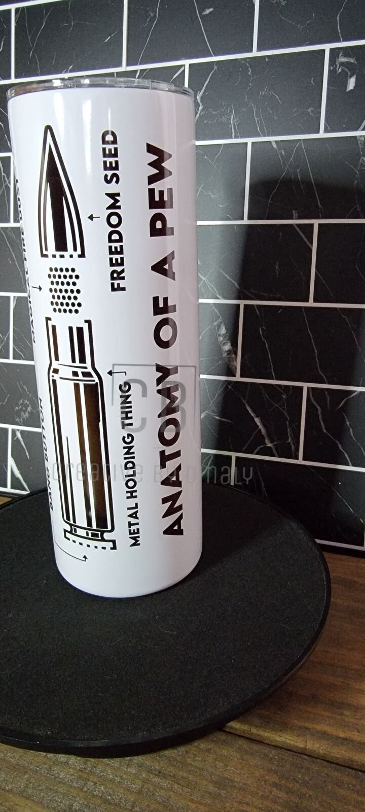 20 oz stainless steel tumbler bullet anatomy