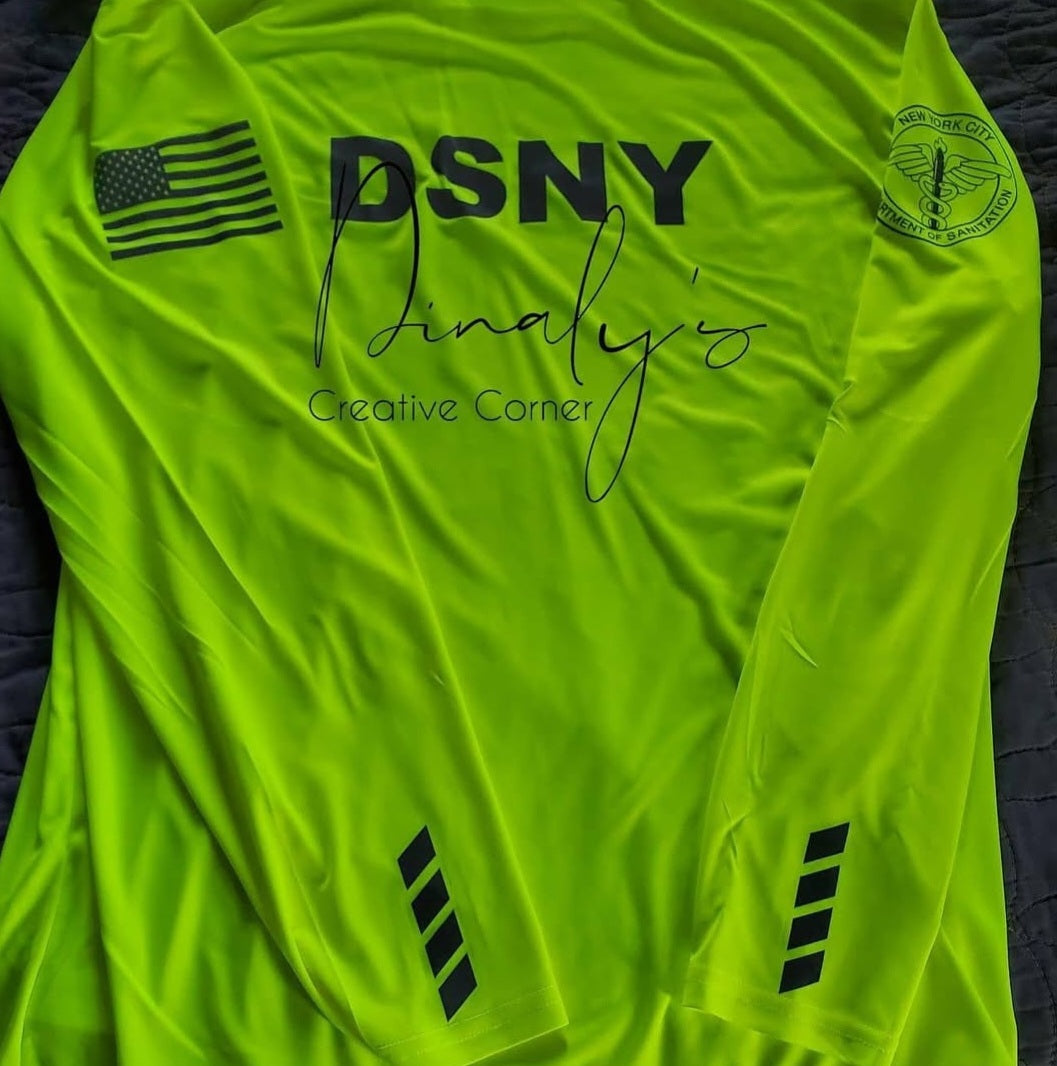 Cooling Performance Long Sleeve T-Shirt - High Viz Safety Yellow