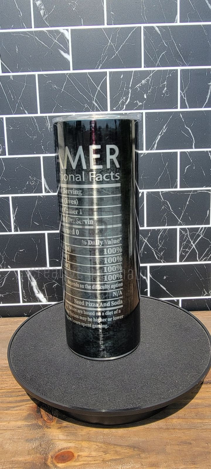 20 oz stainless steel tumbler Gamer 1