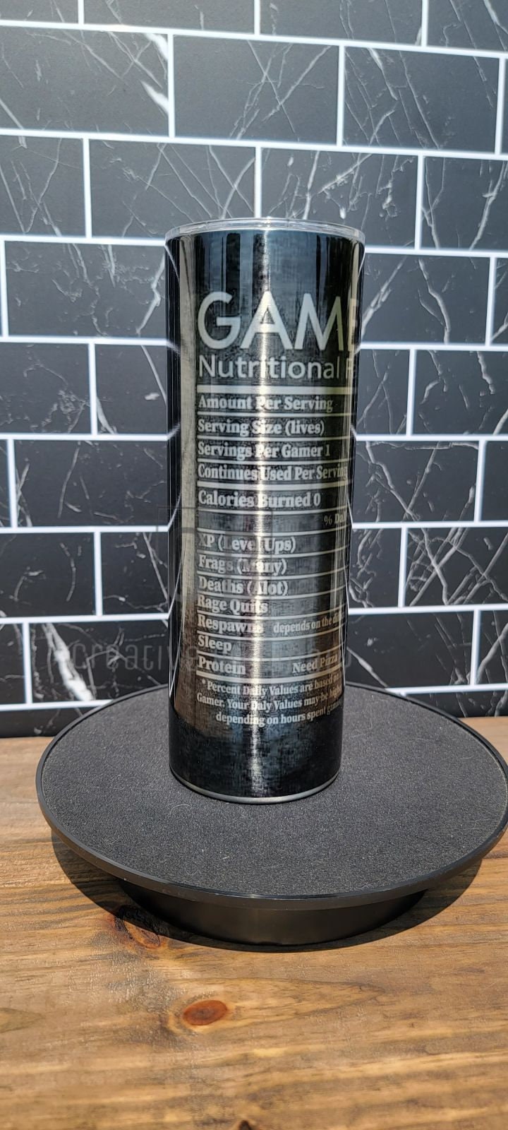 20 oz stainless steel tumbler Gamer 1