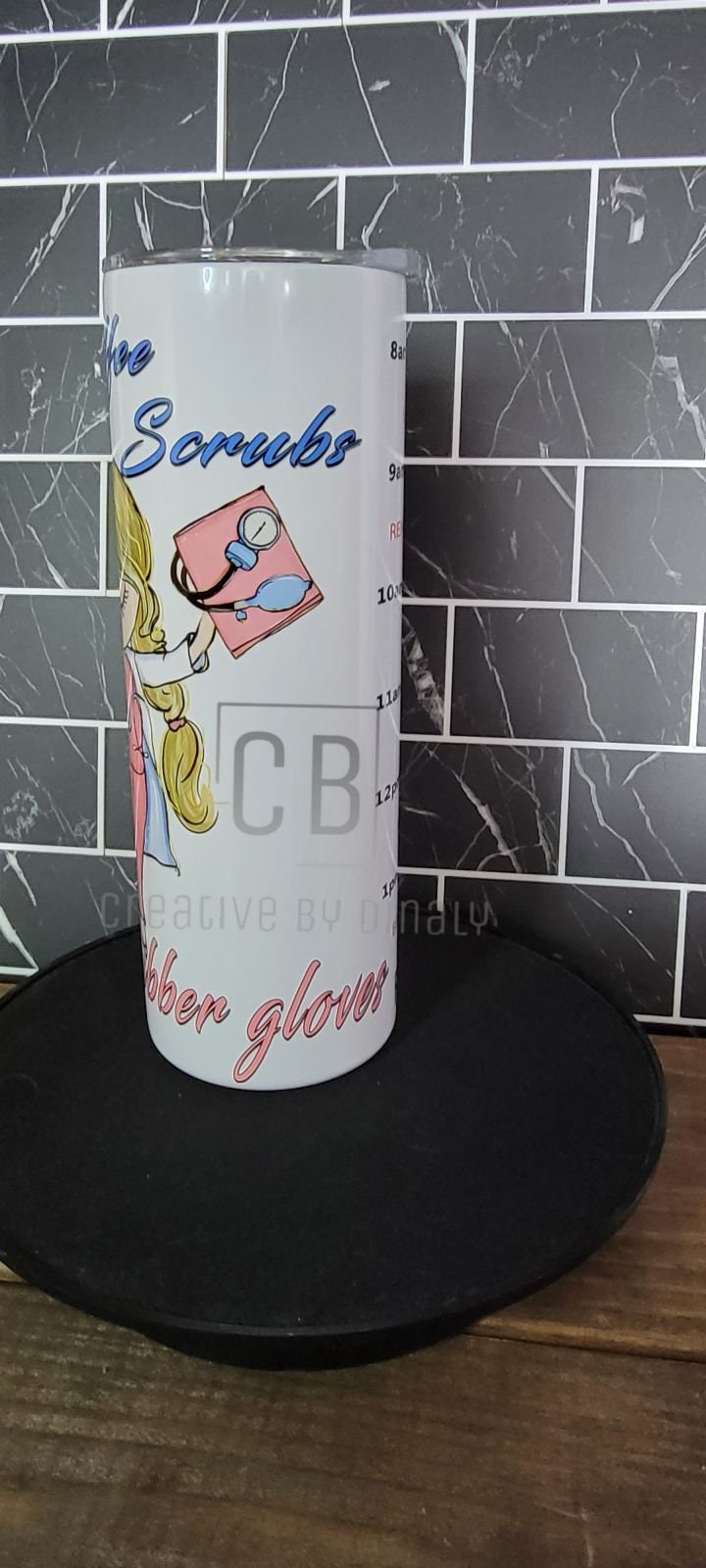 20 oz stainless steel tumbler nurse