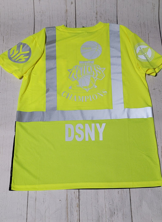 Hi-Vis ANSI Class 2 Viz-Dri Safety T-Shirt Knicks design